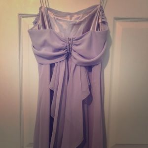 Lavender full length Milano formal dress